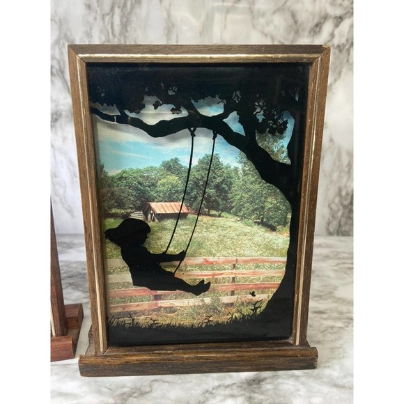 Vintage Silhouette Pictures 1978 (2pc) - Picture 5 of 5